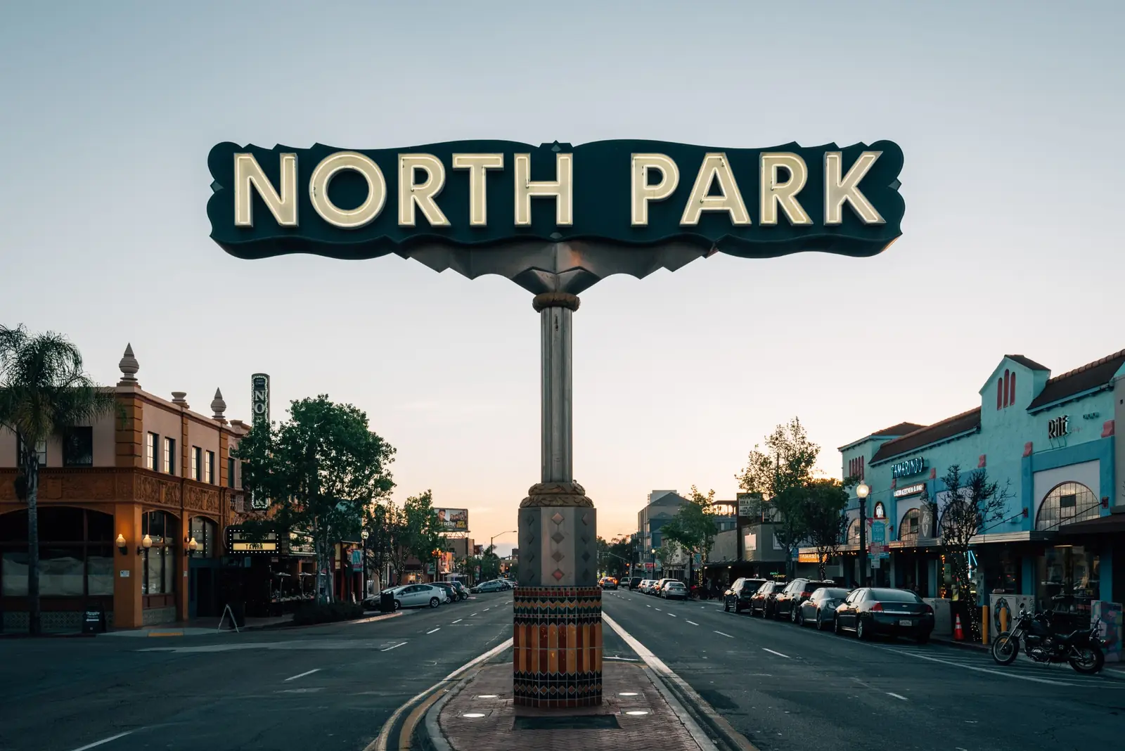 North Park neighborhood in Southern California